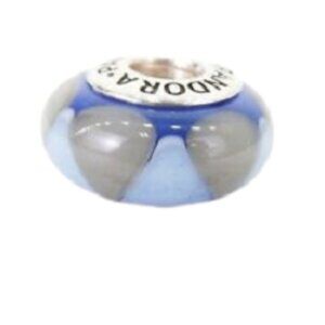 Pandora Murano Glass Bead "Captivating Blue" Sterling Silver 790637
